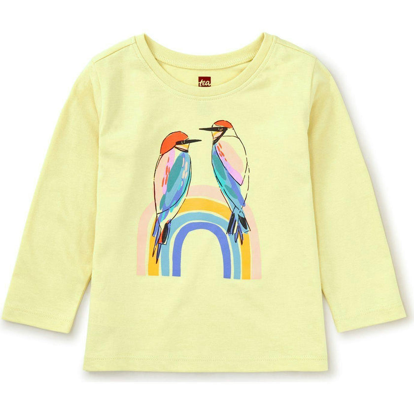Rainbow Eater Graphic Tee, Yellow