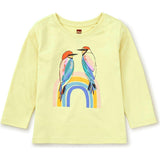 Rainbow Eater Graphic Tee, Yellow