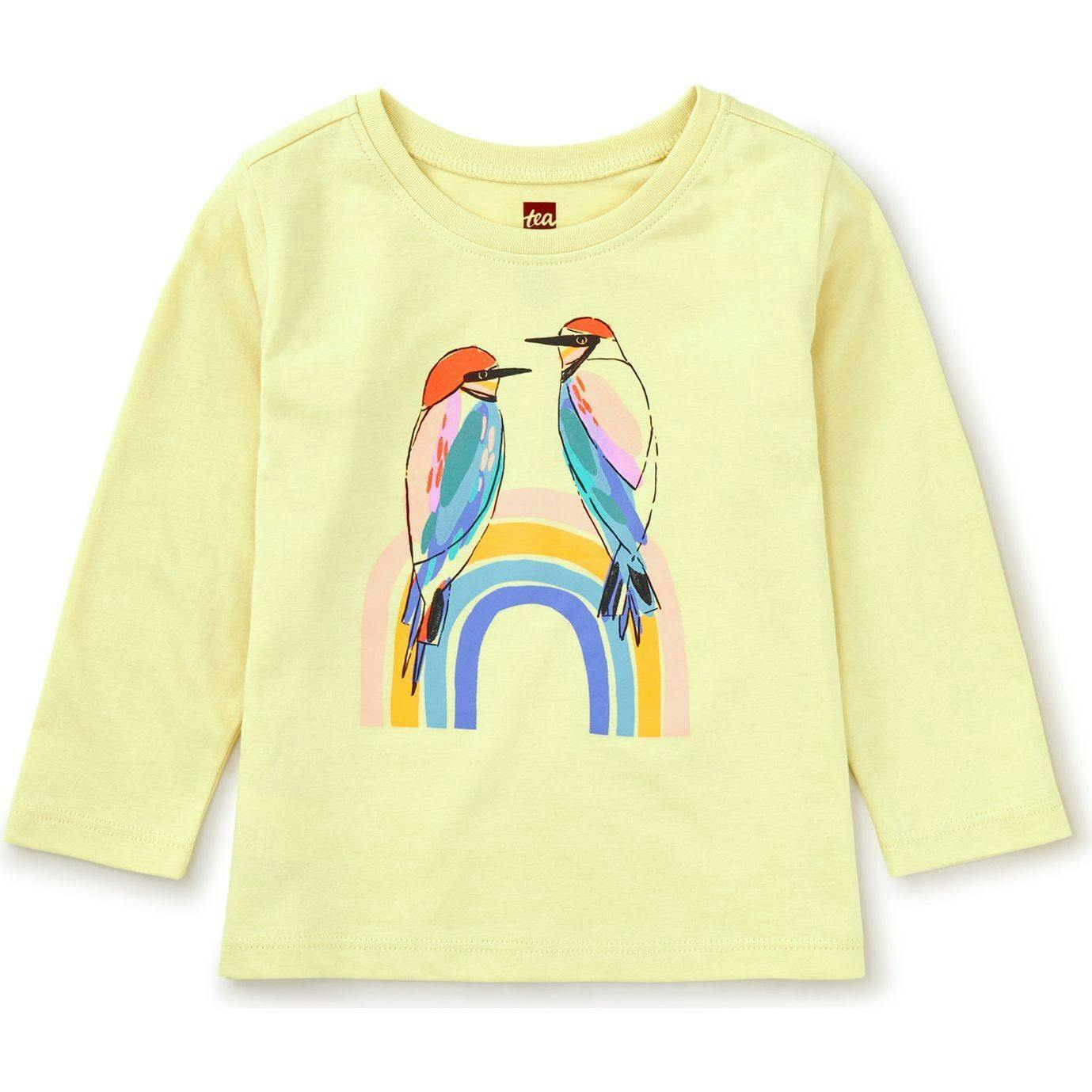 Rainbow Eater Graphic Tee, Yellow