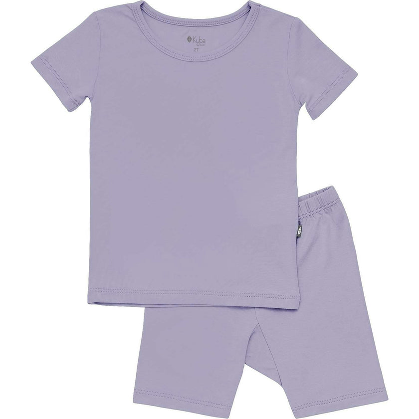 Short Sleeve Toddler Pajama Set, Taro