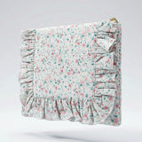Timeless Floral Ruffle Zipper | Pastel Confetti