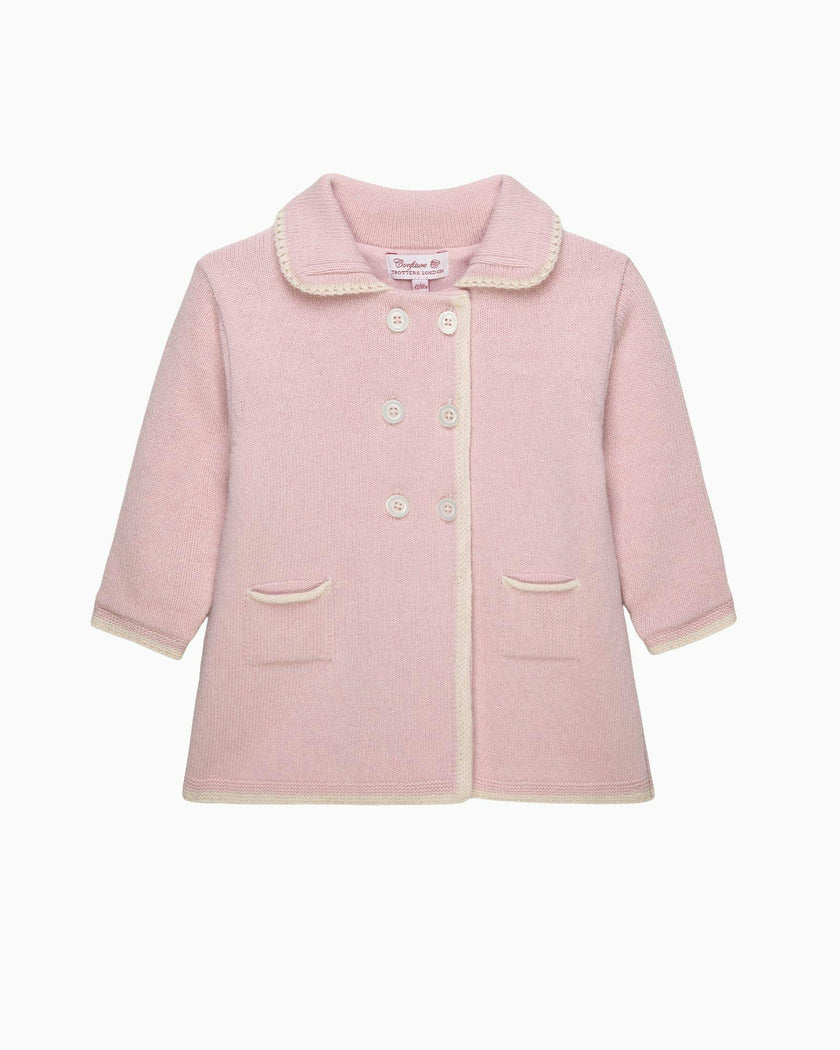 Baby Alexandra Knitted Coat in Pink