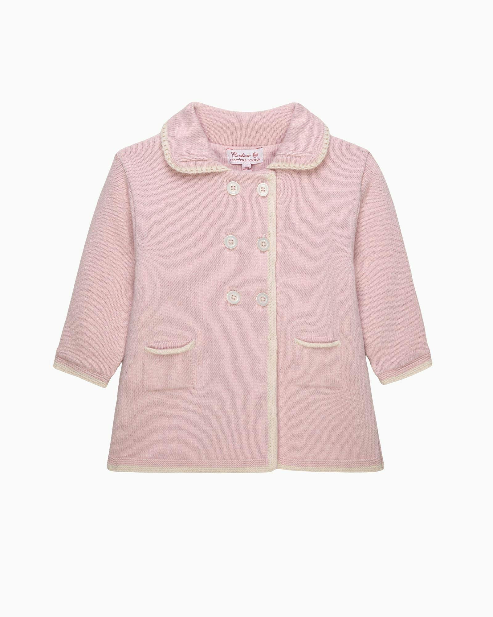 Baby Alexandra Knitted Coat in Pink