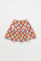POSTCARD MINISKIRT RED