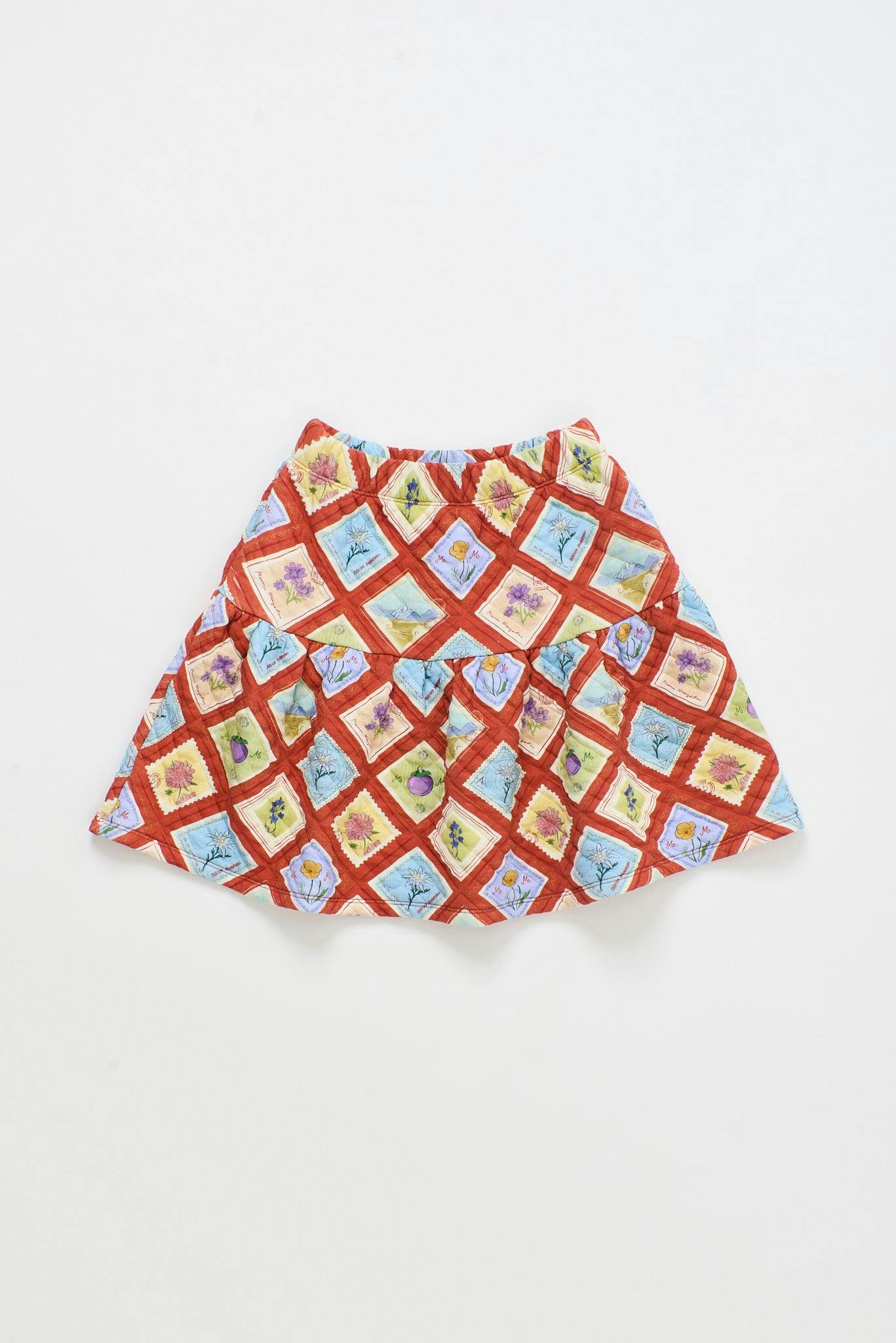 POSTCARD MINISKIRT RED