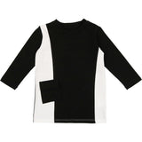 Colorblock Pocket 3-Quarter Sleeves Tee