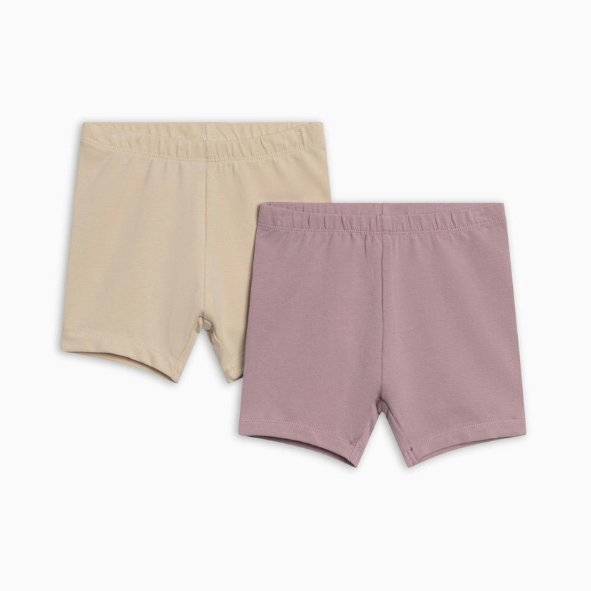 2-Pack Billie Biker Shorts - Fog + Dune