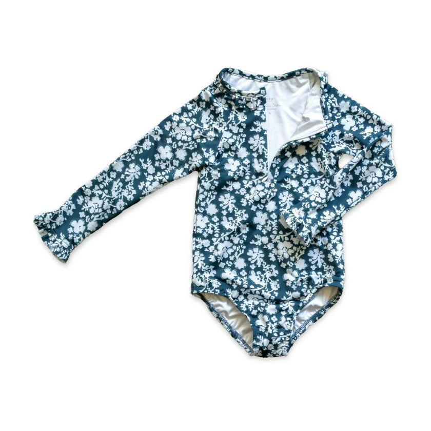 Jane Suit | Longsleeve Rashguard | Blockflower in Midnight