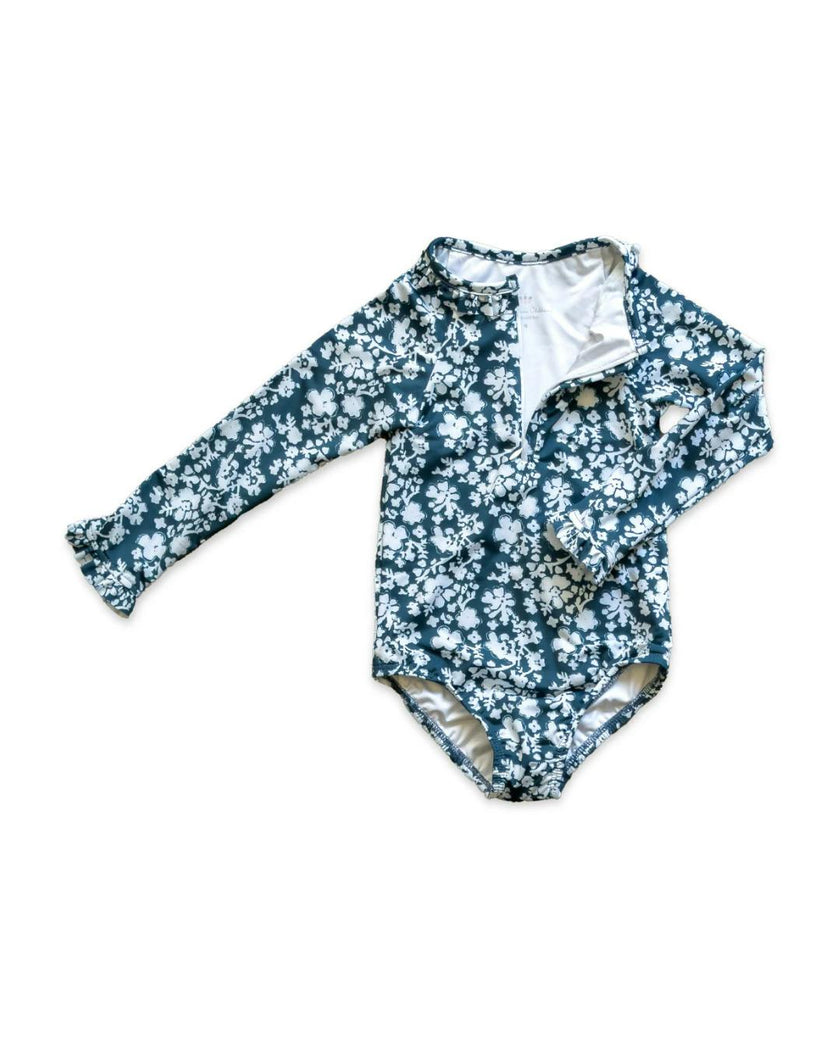 Jane Suit | Longsleeve Rashguard | Blockflower in Midnight