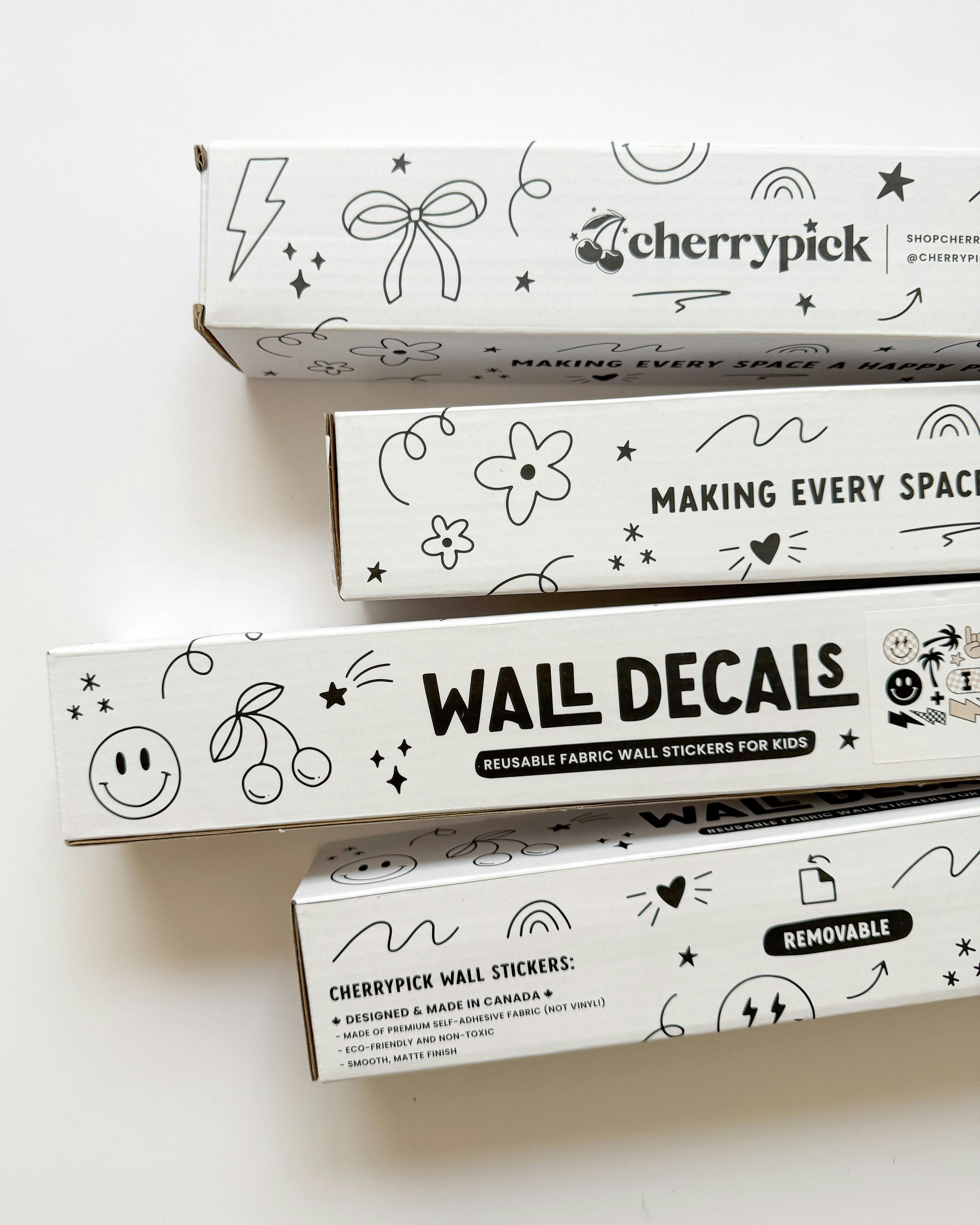 Peel & Stick Fabric Wall Stickers