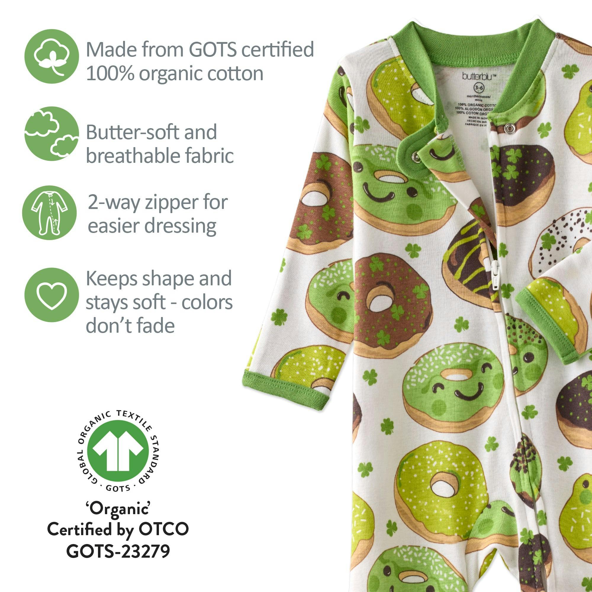 SCOUT Sleep & Play Baby Boys Pajamas