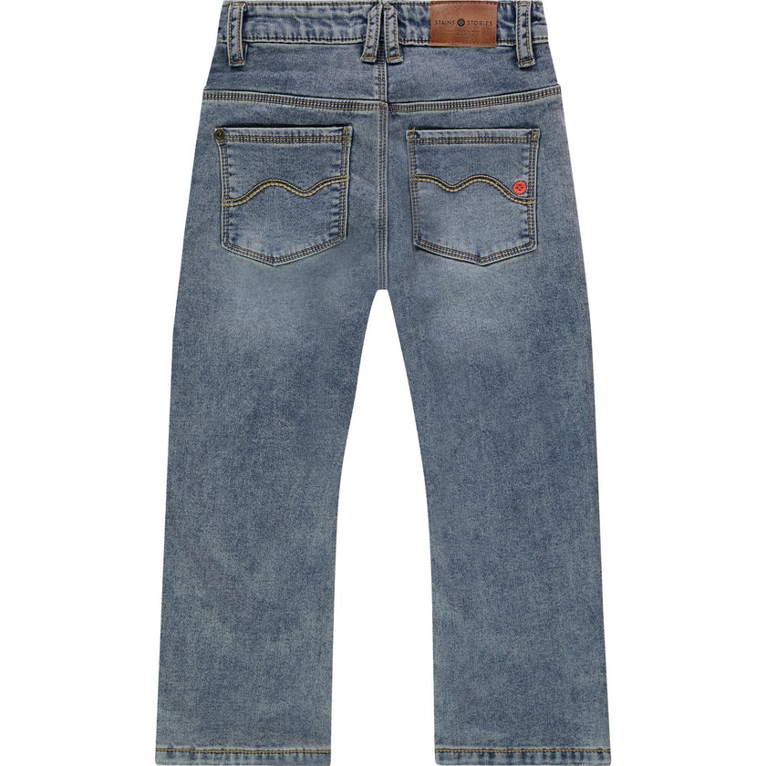 Wide Leg Soft Denim Pants