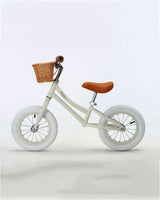 Bicycle BALANCE BIKE Ivory White + Helmet