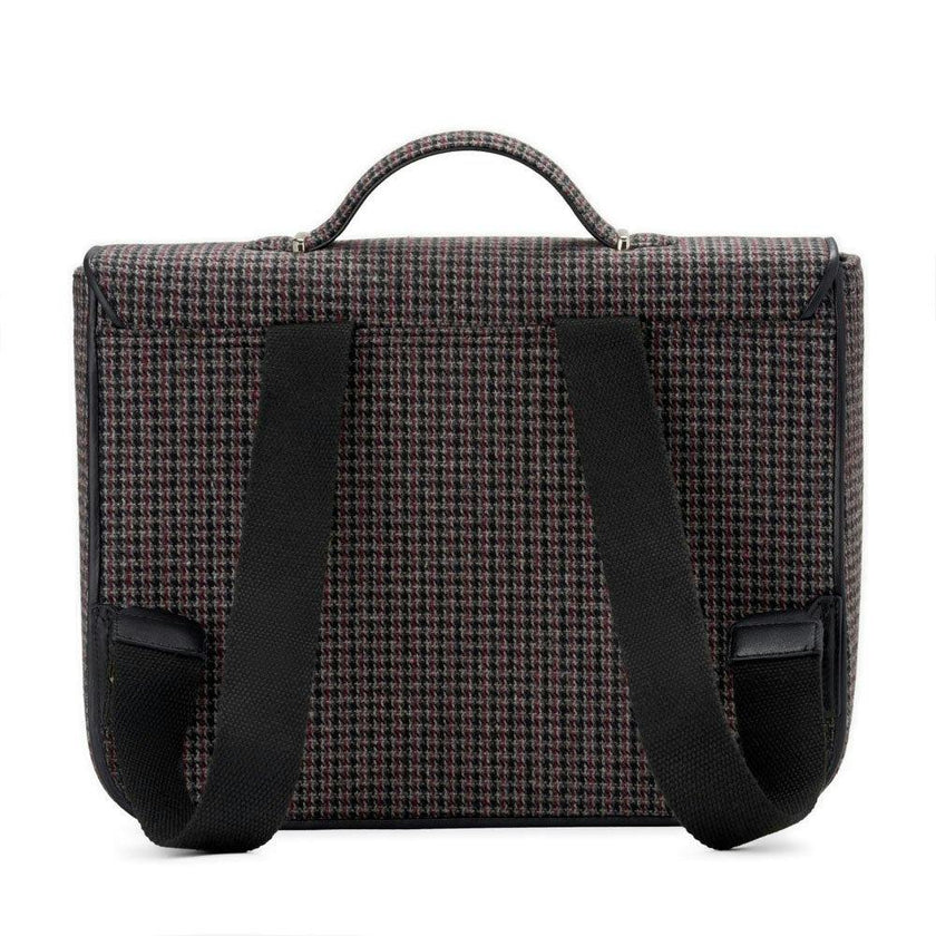 Boston Plaid Adjustable Shoulder Strap Schoolbag
