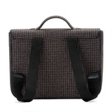 Boston Plaid Adjustable Shoulder Strap Schoolbag