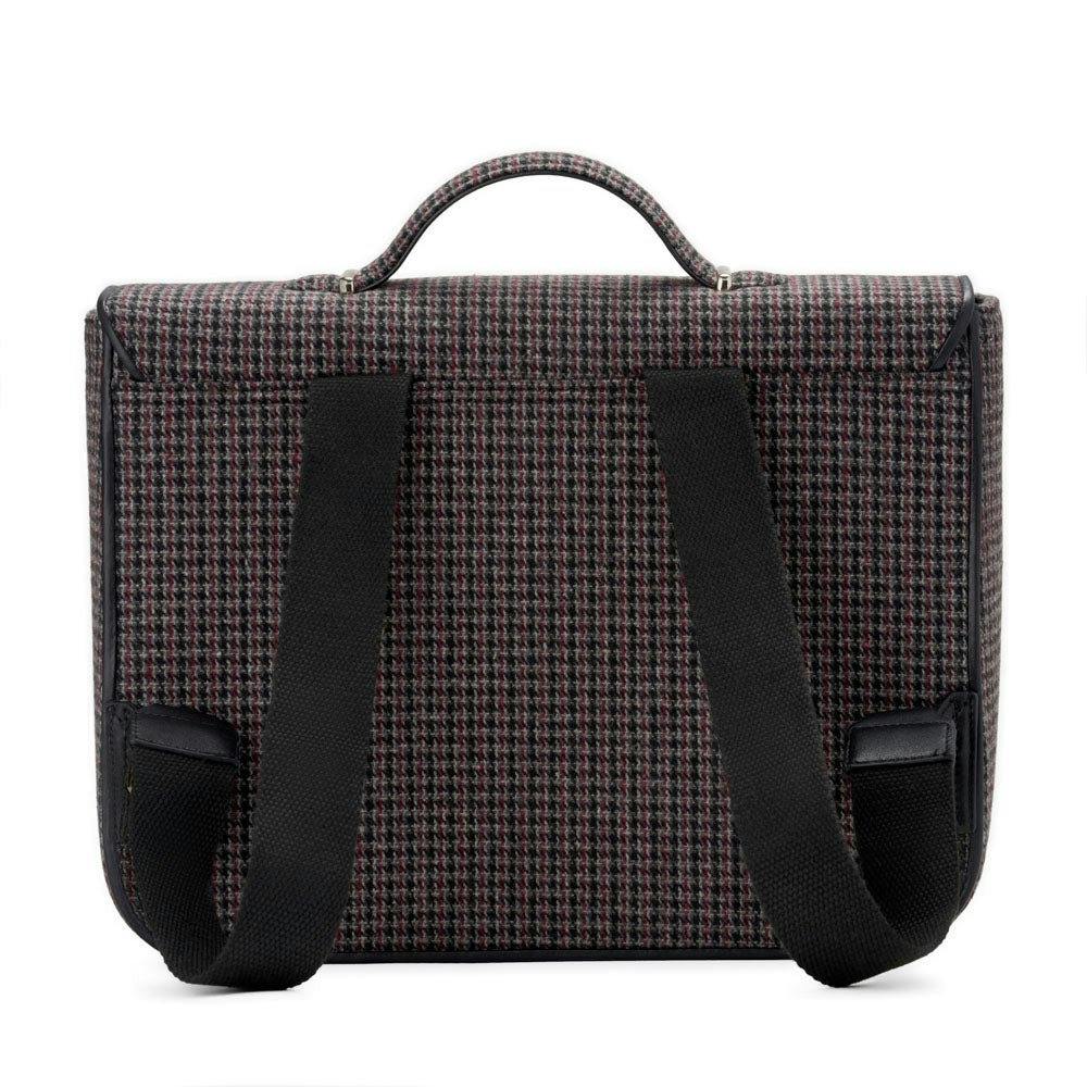Boston Plaid Adjustable Shoulder Strap Schoolbag