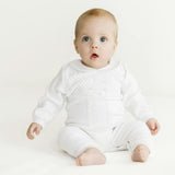 Diamond Lattice Knit Longall Pink