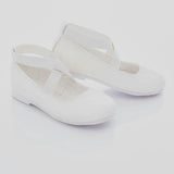 Perla Girls Snow White Matte Ballerina Flats