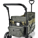 Pull & Push Double Stroller Wagon 2 Seater with Magnetic Seatbelt Buckles