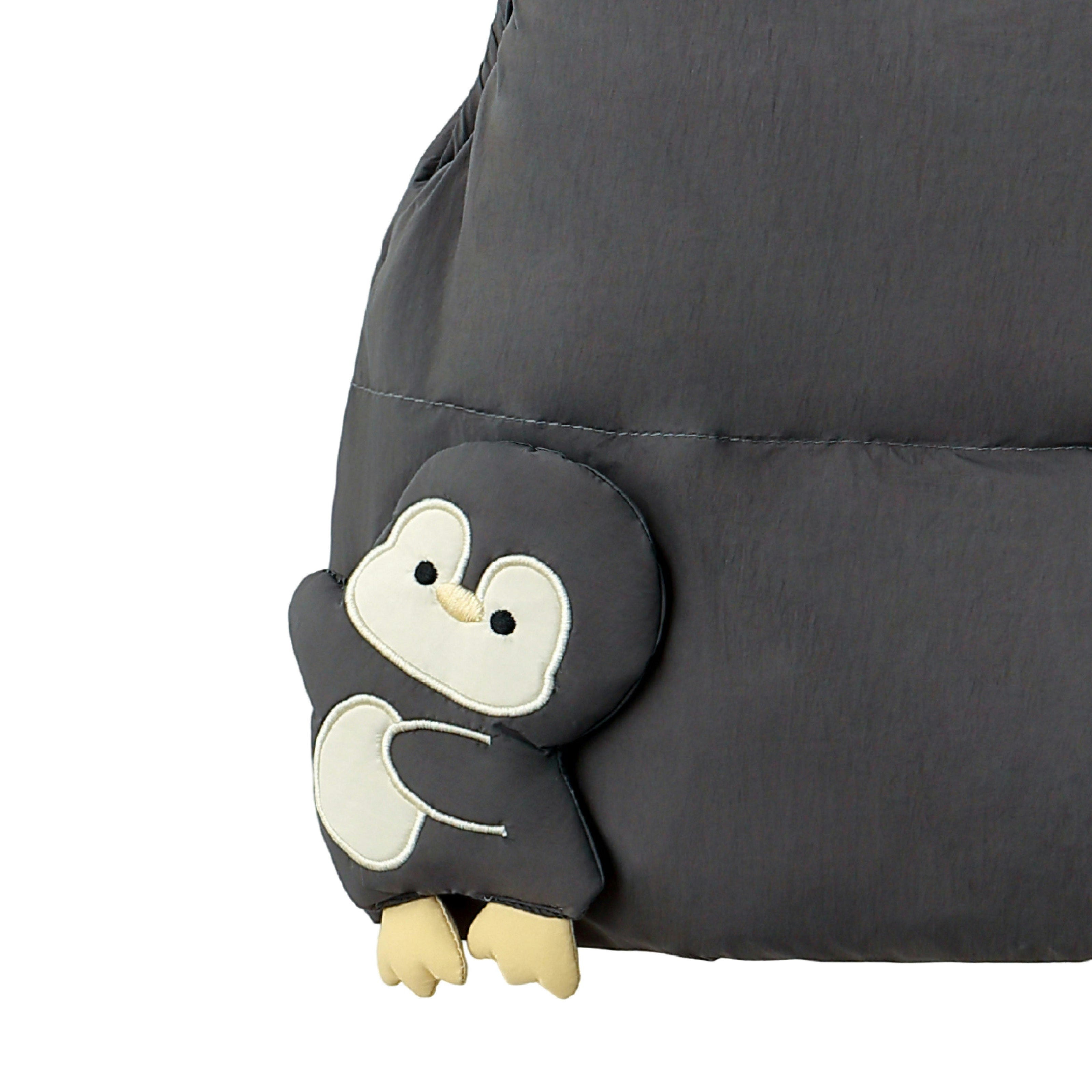 Dark Gray Cartoon Hands Vest