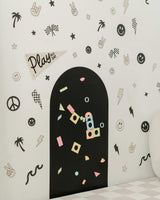 Peel & Stick Fabric Wall Stickers