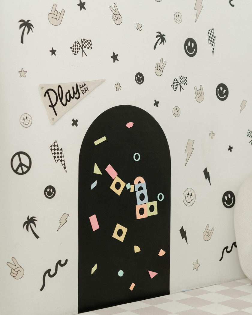 Peel & Stick Fabric Wall Stickers