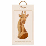 Kendi Giraffe Safari Wooden Wall Decor
