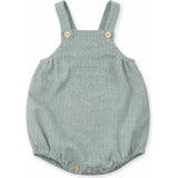 Vintage Tweed  Romper, Green