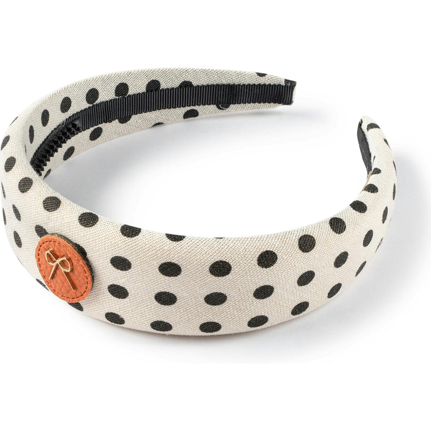 Polka Dot Padded Headband