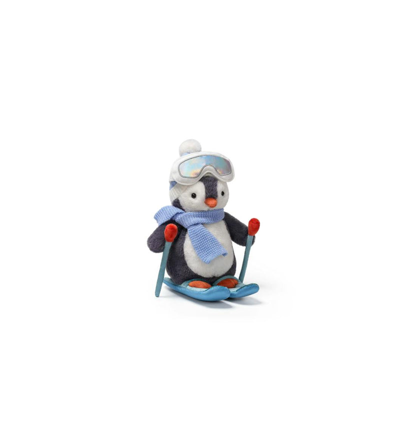 McHugs Skiing Glacier Penguin Weighted Plush Animal 25cm
