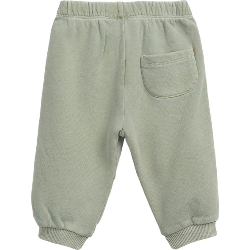 Organic Cotton Elastic Waistband Drawstring Back Pocket Jogger