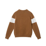 Big Kids Boys Crewneck Sweater | Burnt Orange