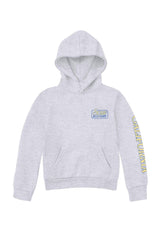 Kids Surf All Day Hoodie-H.Grey-Unisex