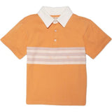 Organic Weekend Polo in Overtime Orange
