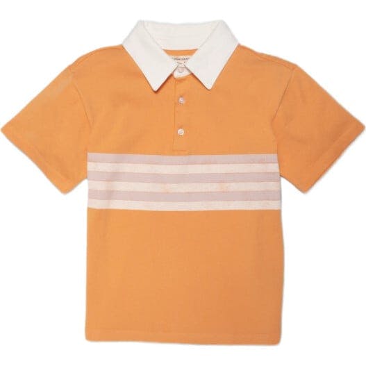 Organic Weekend Polo in Overtime Orange