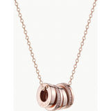 Personalized Unity Necklace 18k Rose Gold Plated