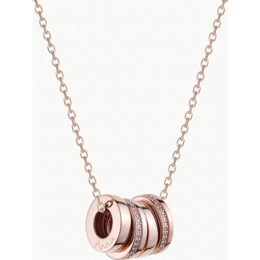 Personalized Unity Necklace 18k Rose Gold Plated