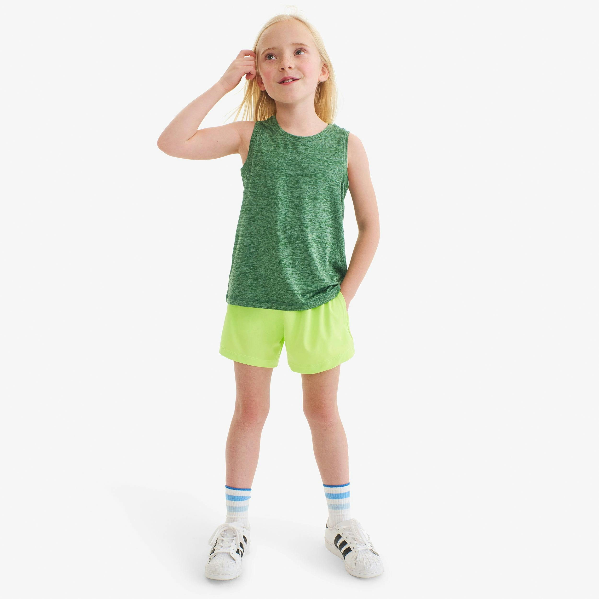 Kids StayCool stretch swing shorts