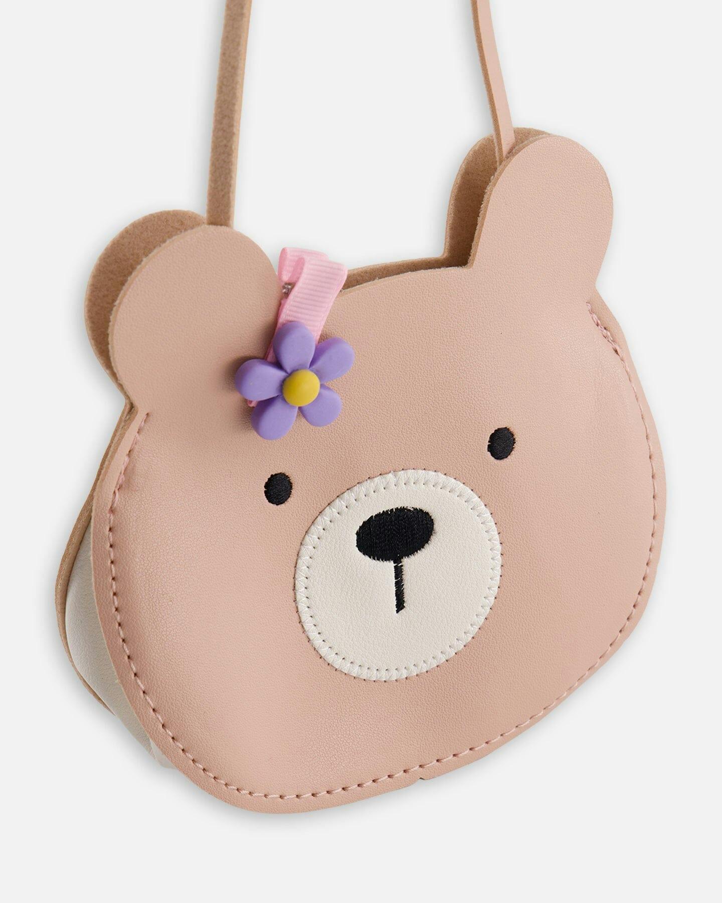 Teddy Bear Bag Dusty Pink