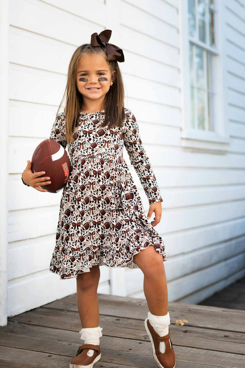 Game Day Blooms Twirl Dress