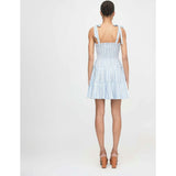 The Ribbon Charlotte Nap Dress - Blue Petal Stripe