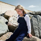 Navy Corduroy Overalls