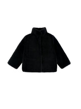 Sadie Faux Fur Coat, Black