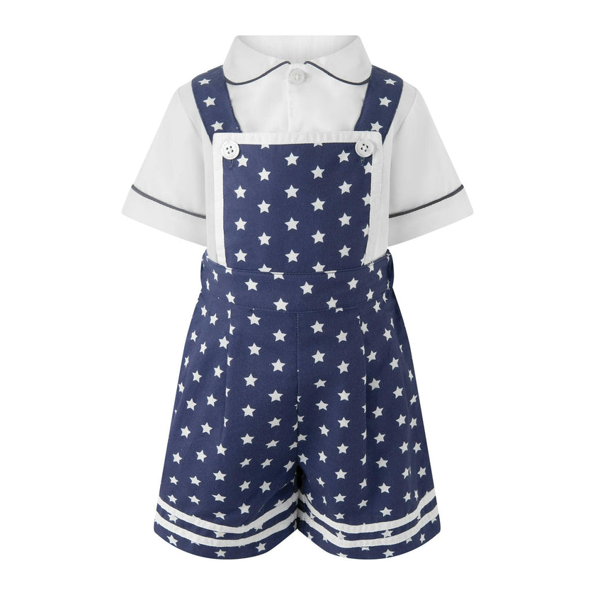 Star Dungarees and Shirt Set