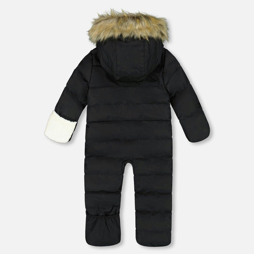 One-Piece Baby Snug Snowsuit Designed for Car Seat