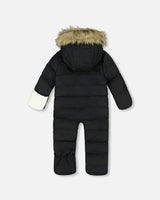 One-Piece Baby Snug Snowsuit Designed for Car Seat