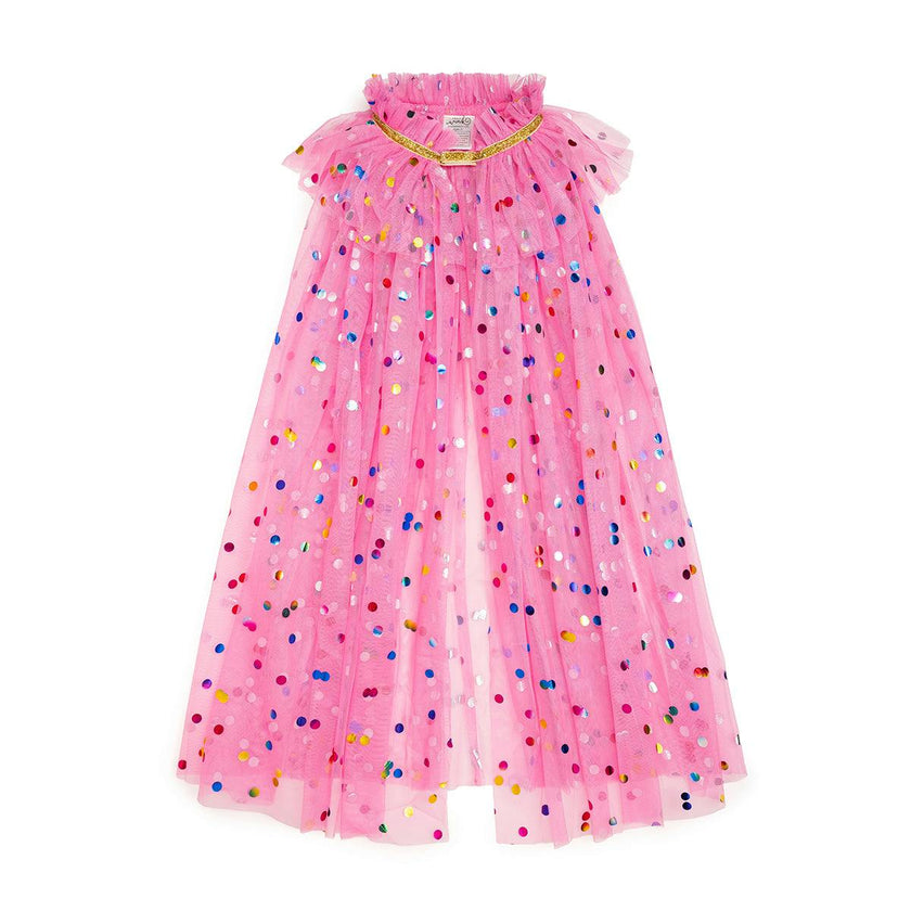 Raspberry Confetti Cape