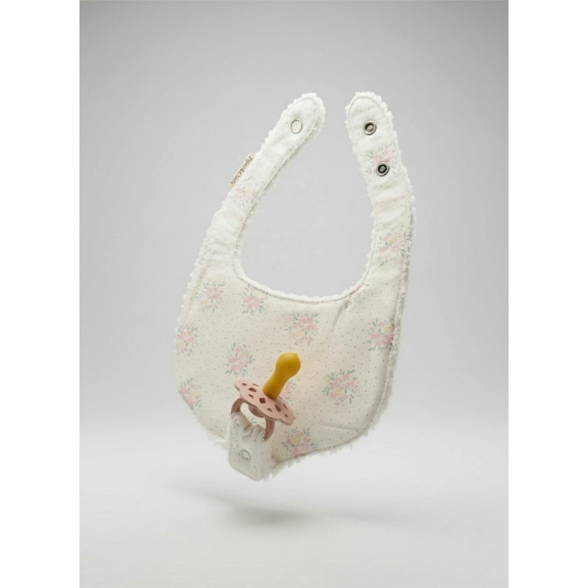 Soothe & Snap Pacifier Bib-Petite Meadow Dots