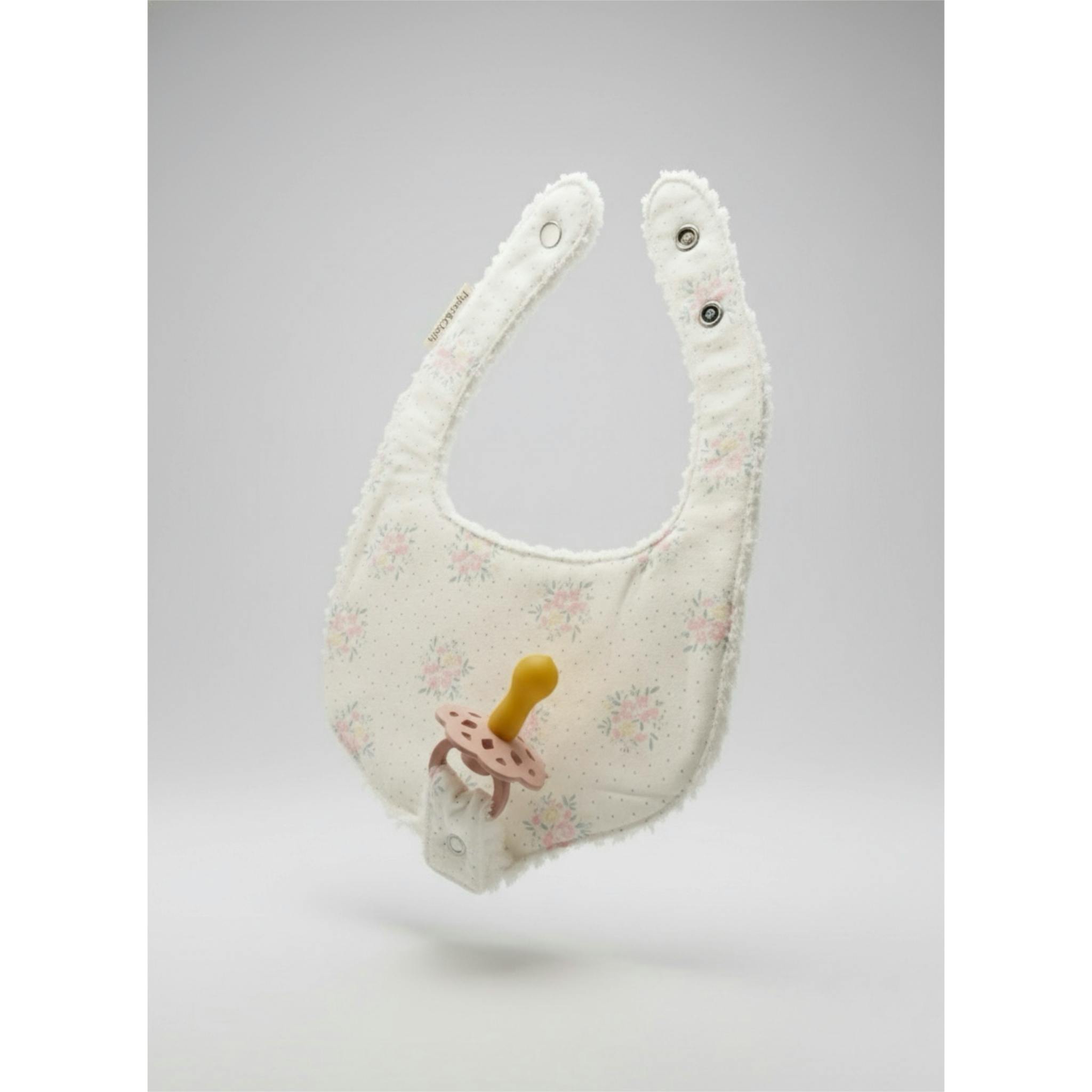 Soothe & Snap Pacifier Bib-Petite Meadow Dots