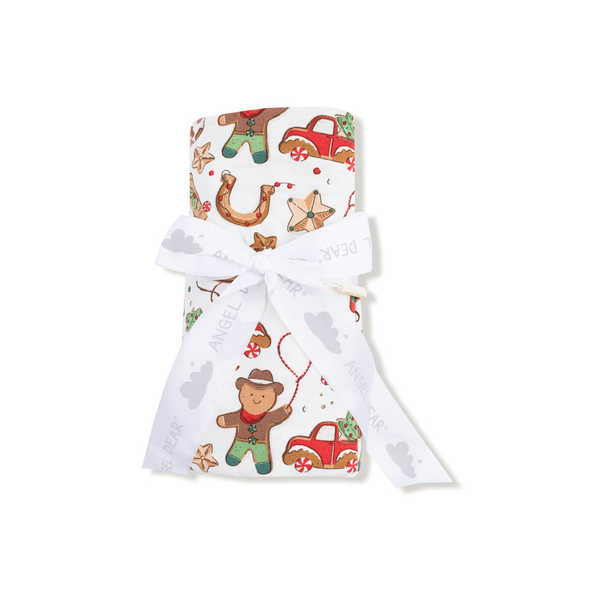 Cowboy Christmas - Swaddle Blanket